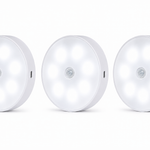 USB Rechargeable Motion Sensor LED Night Light for Closet & Stairs