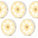 USB Rechargeable Motion Sensor LED Night Light for Closet & Stairs