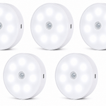 USB Rechargeable Motion Sensor LED Night Light for Closet & Stairs
