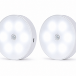 USB Rechargeable Motion Sensor LED Night Light for Closet & Stairs