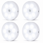 USB Rechargeable Motion Sensor LED Night Light for Closet & Stairs